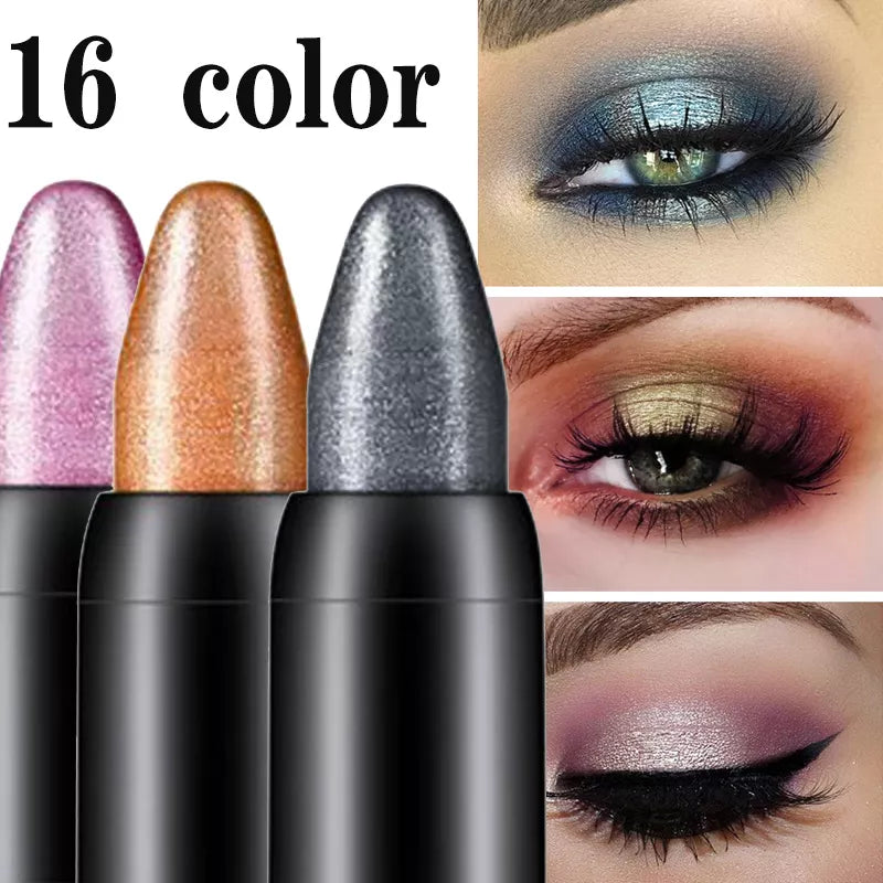 Highlighter Eyeshadow Pencil Waterproof Glitter 15 Colors