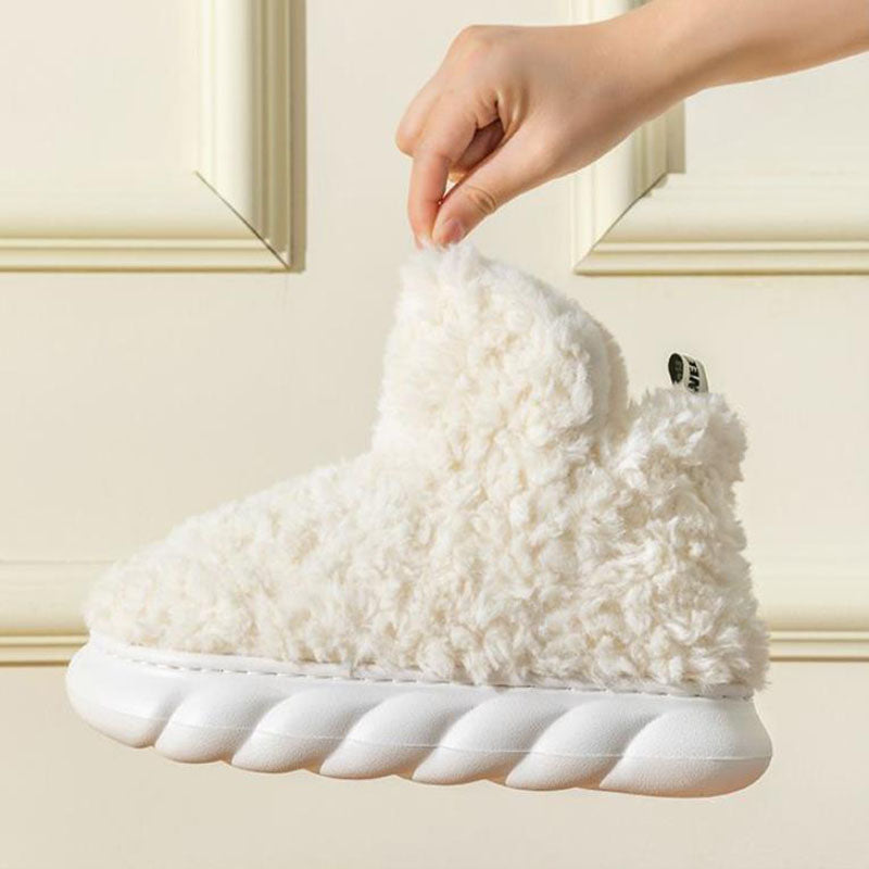 Cute High Helper Cotton Slippers