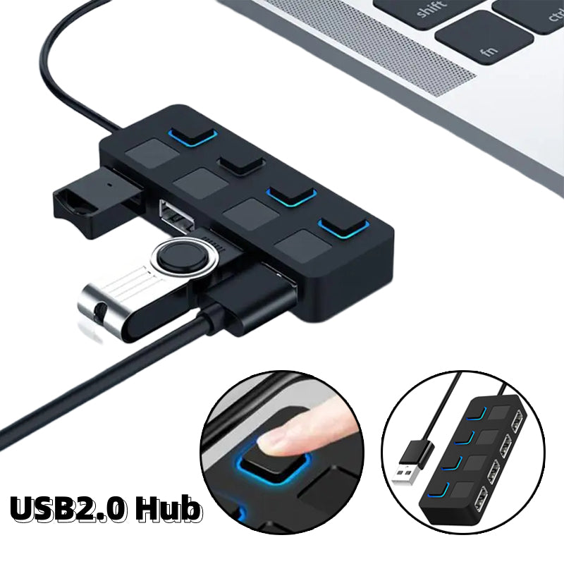 USB 2.0 HUB  Power USB Drives For Laptop PC