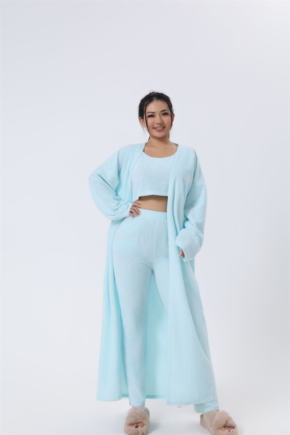 Cozy Pajama Set, 3 Piece Lounge Set,