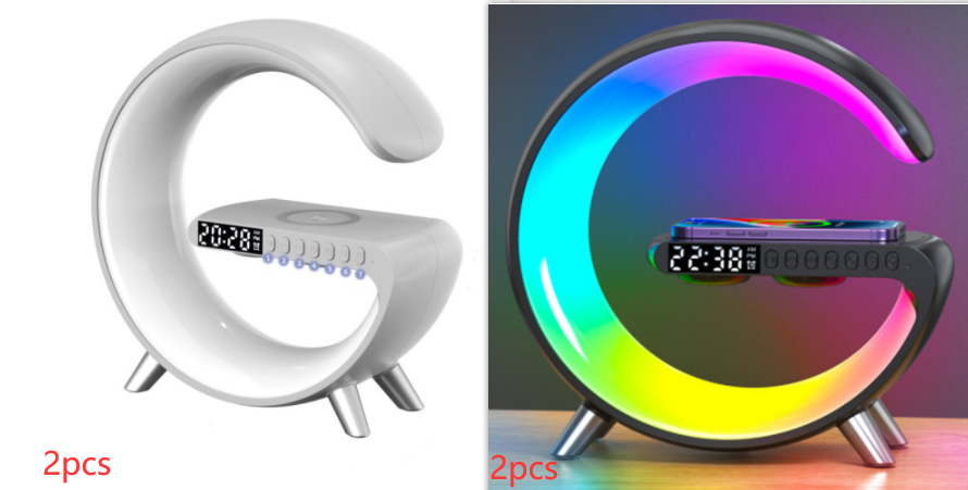 Bluetooth Speake Wireless Charger Atmosphere Lamp